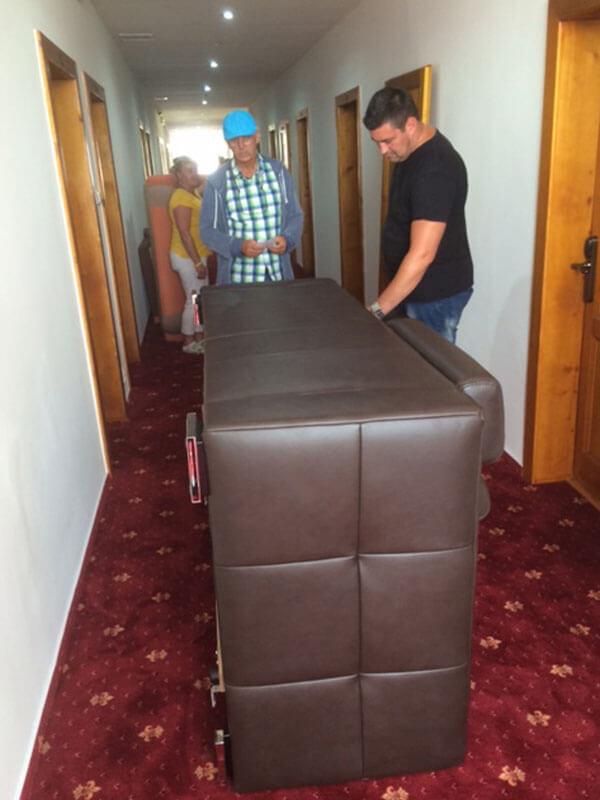 Vybavenie interiéru hotela